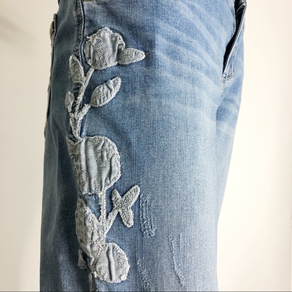 Seven 7 Blue Skinny Jeans Size 6 - Picture 3 of 16